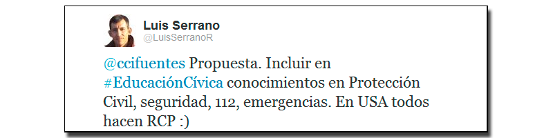 Tweet Emergencias Tweet Emergencias